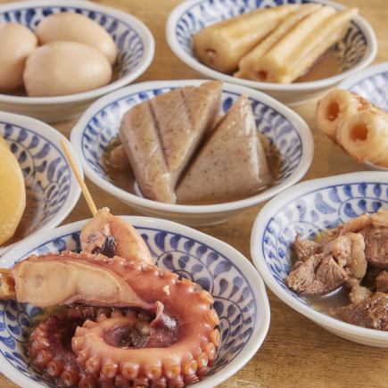 Sunday to Thursday only [Value for money course] Meat sushi tasting comparison, special oden, 2 hours all-you-can-drink [8 dishes] 4,500 yen ⇒ 3,500 yen