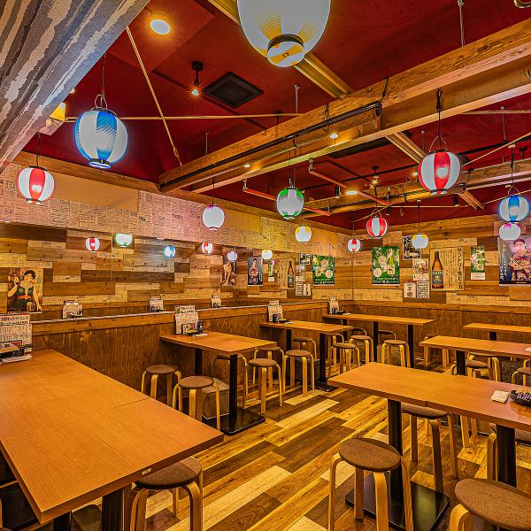 【店外喫煙OK】店外に喫煙ブースあり！店内はロールカーテンで仕切って【半個室】でご案内が可能です！アットホームな店内は女性も男性も入りやすい居酒屋です！個室や団体席もございますので貸切大歓迎！刈谷（刈谷駅）で各種宴会、飲み会、女子会、合コン、誕生日、記念日、ちょい飲み、忘年会、新年会、歓迎会、送迎会◎