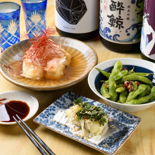 Creative dishes that go well with sake