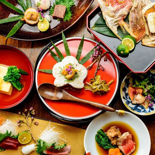 旬の食材をふんだんに使用