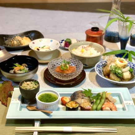 【ランチ限定】旬彩コース◎3,000円 (税込) 8月