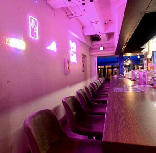 [Counter seats] These counter seats are perfect for individuals or couples! This is a restaurant that welcomes casual drinkers, so drop in and enjoy delicious food and drinks! All-you-can-drink is available for 1 hour per person! It's near Kokusai Street, so tourists are also welcome♪