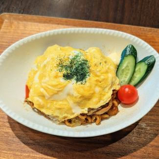 オム焼きそば