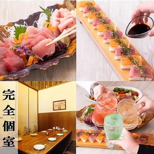 西梅田の食べ飲み放題居酒屋!歓送迎会など各種宴会におすすめ☆寿司食べ放題