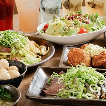 3h制 【飲み放題付】お料理9品『誰でも男子会コース!』日~木限定!