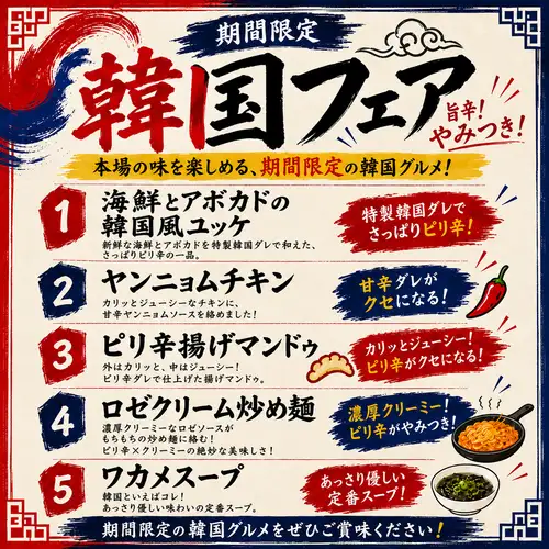★期間限定メニュー★