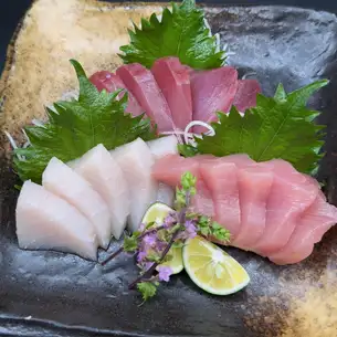 三種鮪魚刺身拼盤