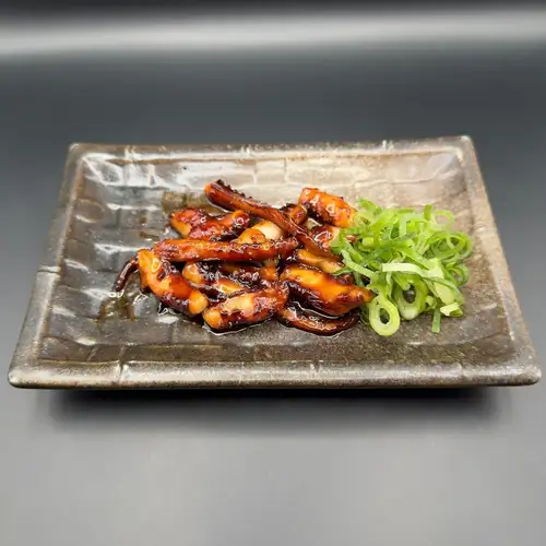 烤魷魚須配醬汁