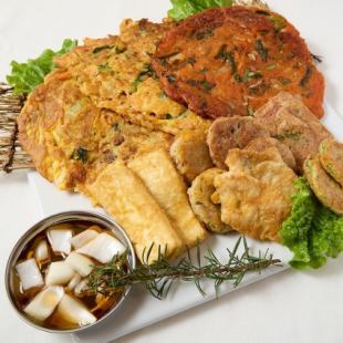 チヂミ専門店が自信を持ってご提供♪　【大満足】チヂミAセット　3,800円