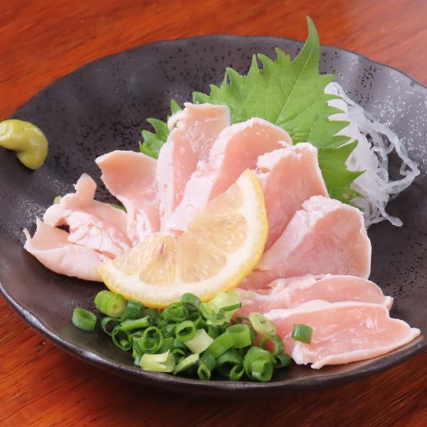 あっぱらぱー酒場名物　霜降り鶏ササミ