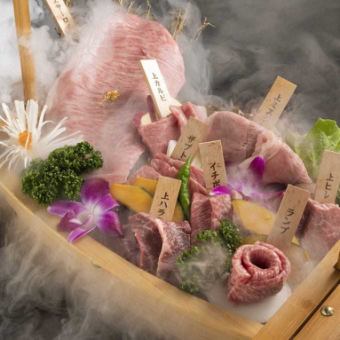 "Carefully Selected Course" 10 luxurious dishes including rare A5 Kuroge Wagyu beef + 3 hours all-you-can-drink for 7,000 yen