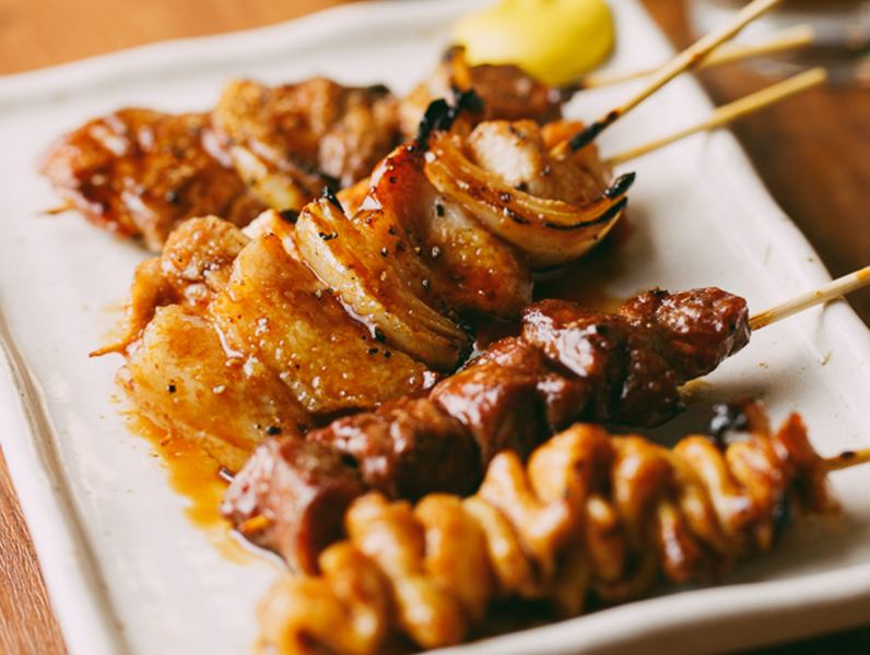 北海道猪内脏烤，室兰烤鸡肉串！