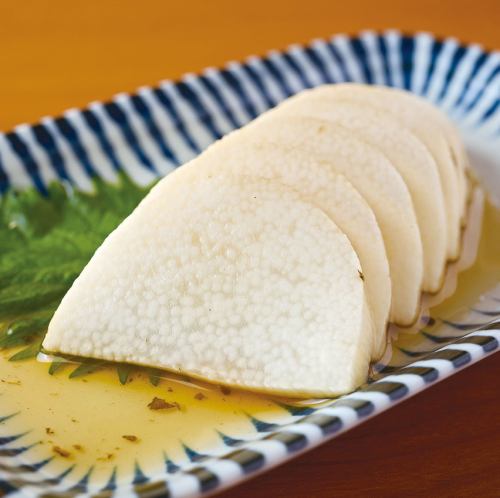 참마의 푸른 시소 절임