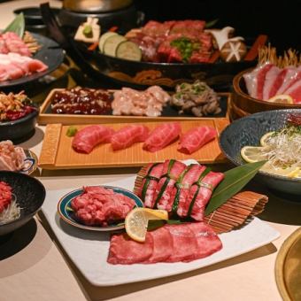 飲み放題付〈おすすめ！〉◆喰切じろうコース◆特選和牛/炙り肉寿司など…2時間喰切7150円(税込)