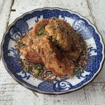 鰻とトマトの出汁揚げ