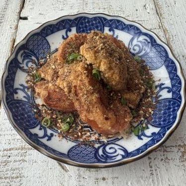 鰻とトマトの出汁揚げ