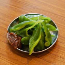 冷ピーマンみそ