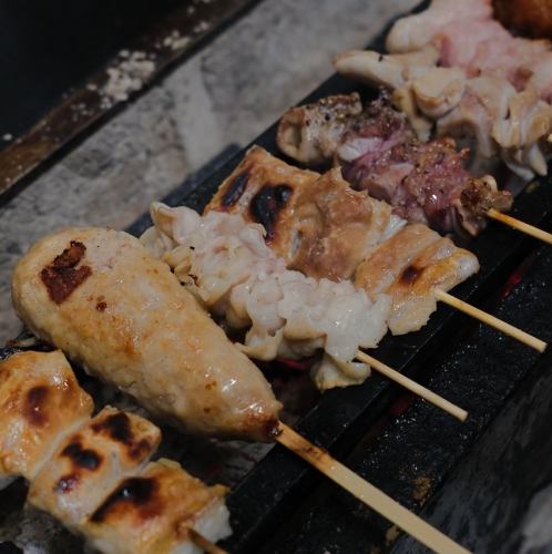 【烤得恰到好处,彰显师傅的技艺】搭配秘制味噌酱的“烤猪排”120日元(含税)~