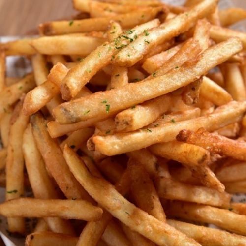 Two potato fries sauce