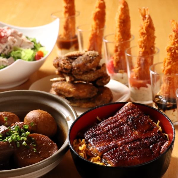[All-you-can-eat Nagoya food] All-you-can-eat and drink 30 dishes including the famous chicken wings and fried shrimp for a limited time only for 3,000 yen!