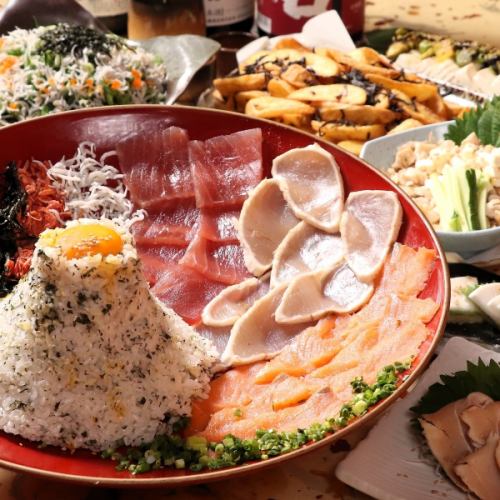 鮮魚を使用した料理の数々が宴会に彩りを添えます