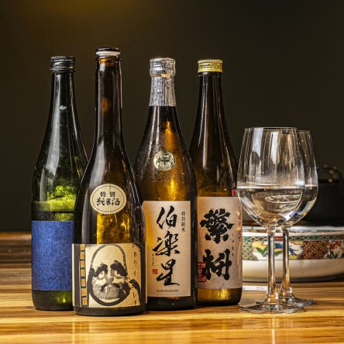 日本酒のラインナップ
