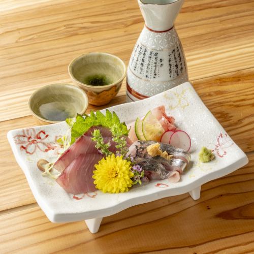 厳選した本日の刺し盛