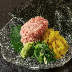 ねぎとろタクつまみ