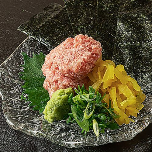 ねぎとろタクつまみ