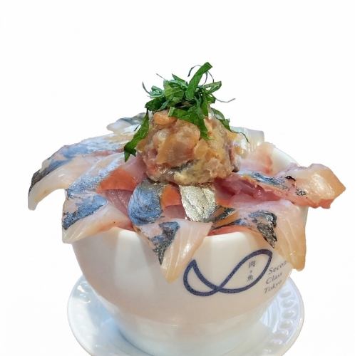 青丼｜旬の光物( あじ/イワシ/ 秋刀魚/〆さば)