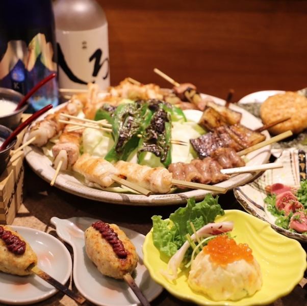 ≪Taigya Umakamon!≫ Kumamoto specialties are available ☆ Banquet course starts from 5,420 yen with all-you-can-drink charcoal-grilled yakitori, seafood from Amakusa, etc.♪