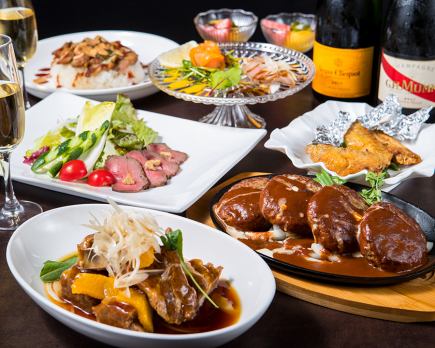 ★Lunch only course★ [Lunch banquet course] Free karaoke included!! [3300 yen with coupon for all 9 dishes]