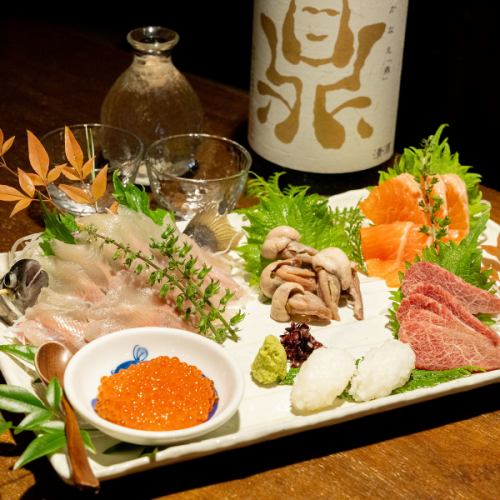川魚専門店の本格刺身！