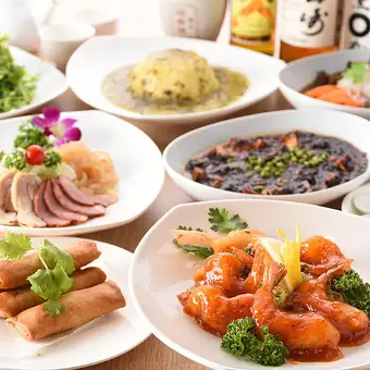 【宴会・飲み会向け】とろける豚角煮を堪能！中華堪能全8品2時間飲み放題付コース4000円