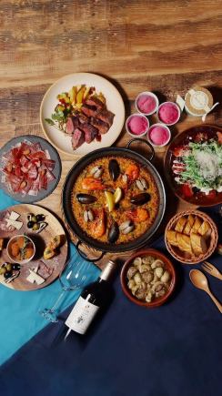 [Special party plan] 2 hours of all-you-can-drink and 8 dishes including the competition's winning paella <Various banquets>