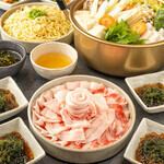 Agu pork shabu-shabu set