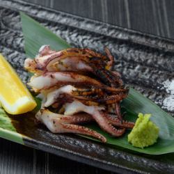 大船渡烤魷魚須