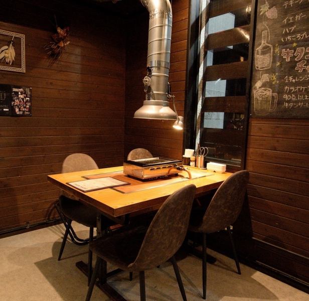 沖縄市中の町にある落ち着いた雰囲気の焼肉屋さん