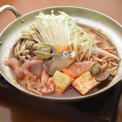 海鮮キムチ風チゲ鍋