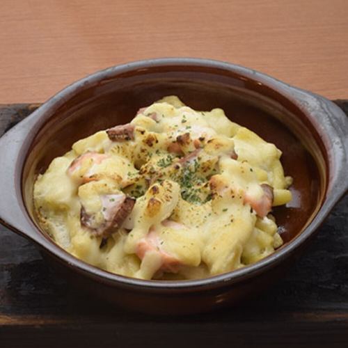 海鮮グラタン／カニ風豆腐しんじょう