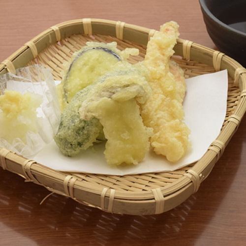 海老天入天ぷら盛合わせ