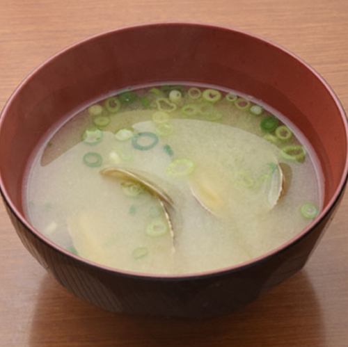 あさり汁／あおさ汁／白ごはん（大・中・小）