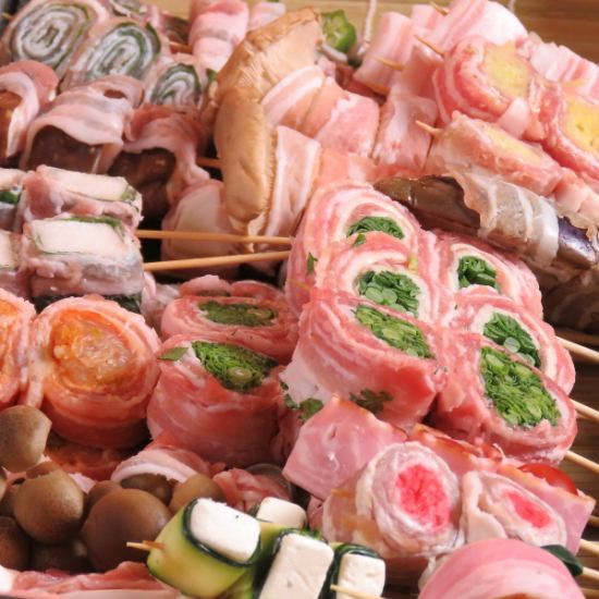 The only meat roll specialty store in Kumegawa! Pork / vegetable meat rolls and skewers are also available ♪