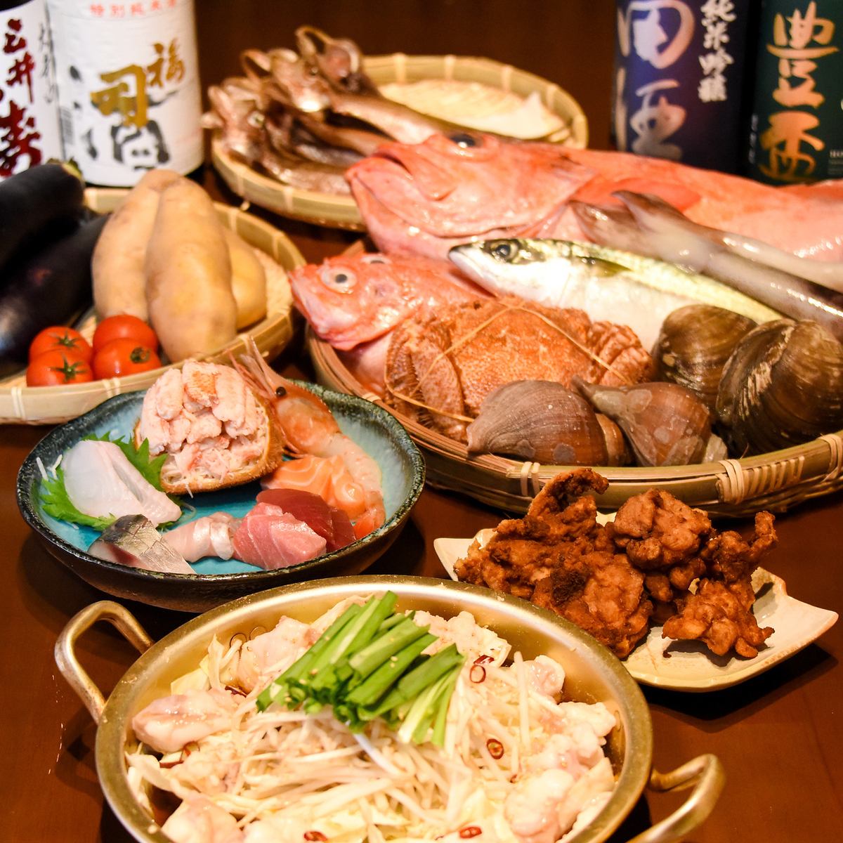 その時期の一番良いモノを全国各地から厳選。上質な料理をお手頃な価格でご提供します