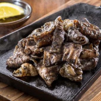 Charcoal grilled pork offal