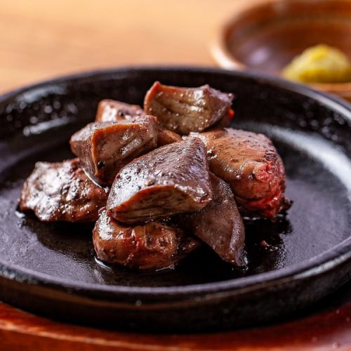 Charcoal grilled liver and gizzard