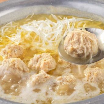 地鶏生つくね鍋