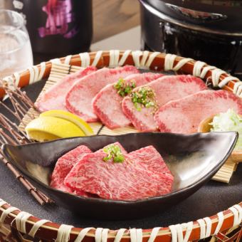 ``Yakiniku course'' with luxurious meat and homemade shaved ice