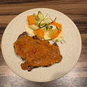 ローストポークセット～白ワインとトマトのソース～