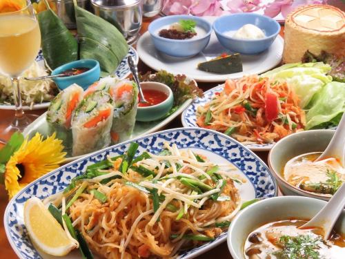 태국 음식을 둘러싼 파티